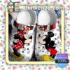 Mickey And Minnie Hand Signals Halloween Clogs
