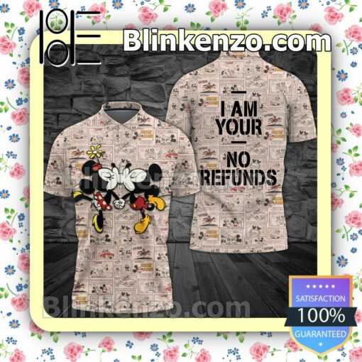 Mickey And Minnie I Am Your No Refunds Women Tank Top Pant Set b