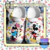 Mickey And Minnie Love Multicolor Halloween Clogs