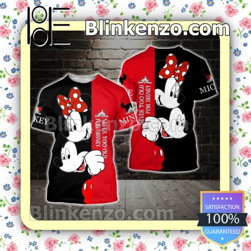 Mickey And Minnie Never Too Old For Disney Women Tank Top Pant Set b