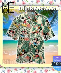 Mickey And Minnie Tropical Men Shirt