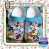 Mickey And Minnie Watercolor Painting Halloween Clogs