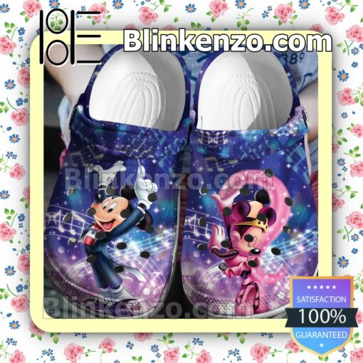 Mickey And Minnie With Music Halloween Clogs