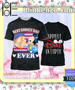 Mickey Best Disney Dad Ever Happiest Dad On Earth Women Tank Top Pant Set a