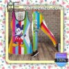 Mickey Colorful Vertical Stripes Women Tank Top Pant Set