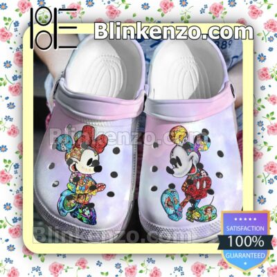 Mickey Minnie And Disney Friends Halloween Clogs