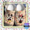 Mickey Minnie And Smiley Flower Halloween Clogs
