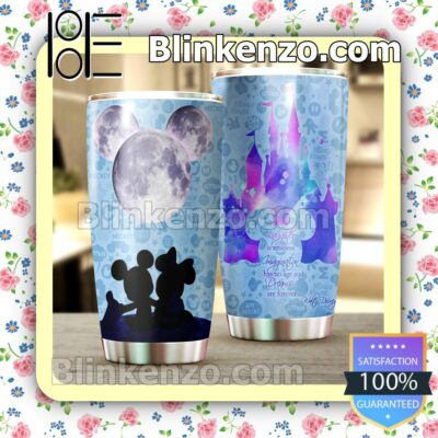 Mickey Minnie Laughter Is Timeless Imagination Has No Age And Dreams Are Forever Travel Mug
