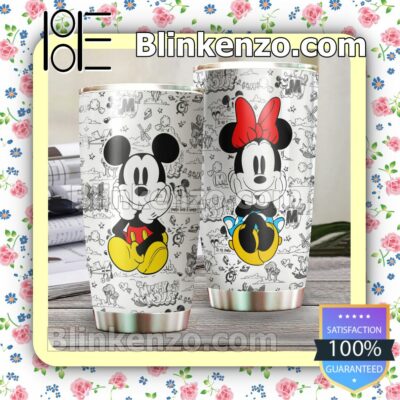 Mickey Minnie Started With A Mouse Travel Mug