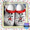 Mickey Mouse And Minnie Mouse Heartbeat Always Forever Halloween Clogs