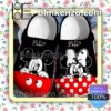 Mickey Mouse And Minnie Mouse Love Halloween Clogs