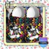 Mickey Mouse Colorful Face Halloween Clogs