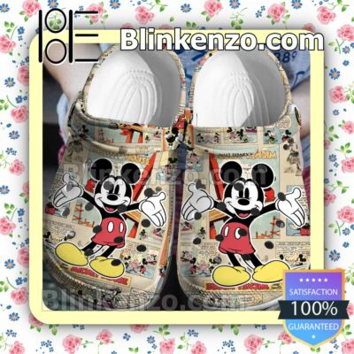 Mickey Mouse Comic Book Halloween Clogs