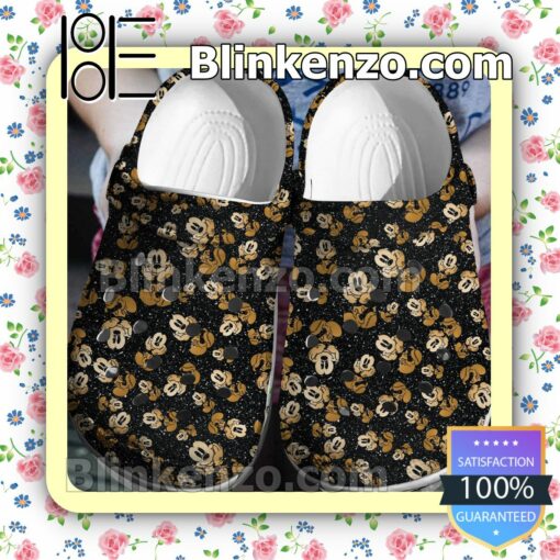 Mickey Mouse Cute Face Galaxy Halloween Clogs