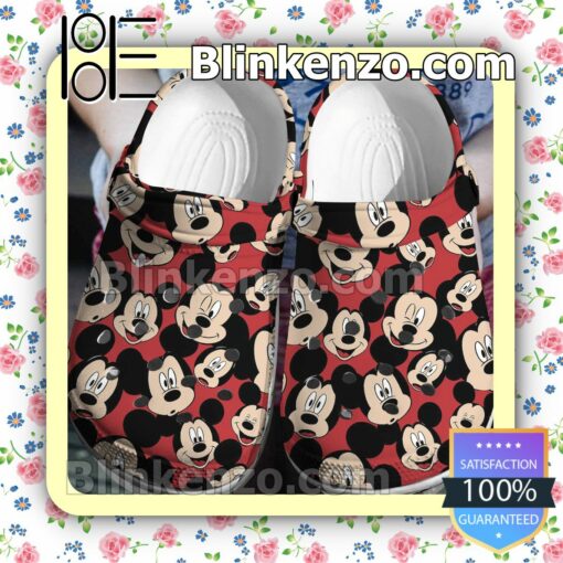 Mickey Mouse Cute Face Halloween Clogs
