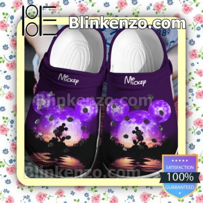 Mickey Mouse Darkness Halloween Clogs