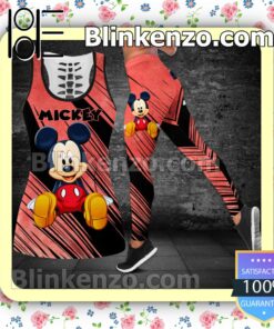 Mickey Mouse Diagonal Line Women Tank Top Pant Set