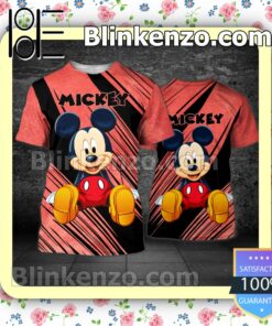 Mickey Mouse Diagonal Line Women Tank Top Pant Set a