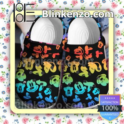 Mickey Mouse Gradient Halloween Clogs