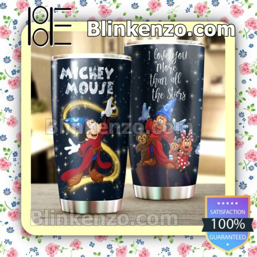 Mickey Mouse I Love You More Than All The Stars Travel Mug