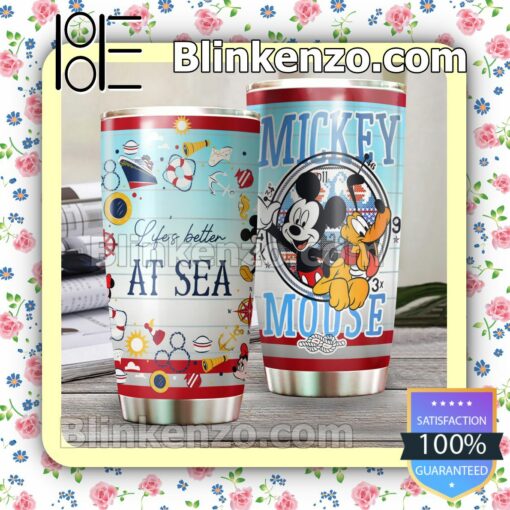 Mickey Mouse Life's Better At Sea Travel Mug