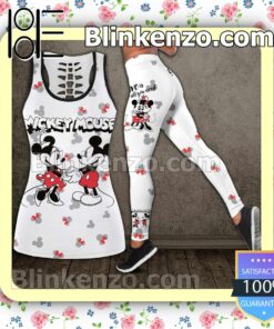 Mickey Mouse Love Is All You Need Women Tank Top Pant Set