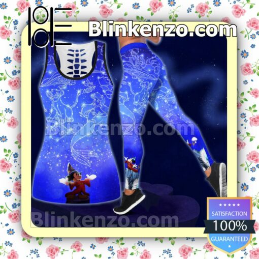 Mickey Mouse Magical Blue Women Tank Top Pant Set