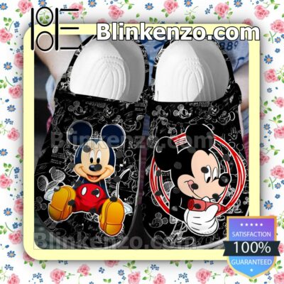 Mickey Mouse Painting Halloween Clogs