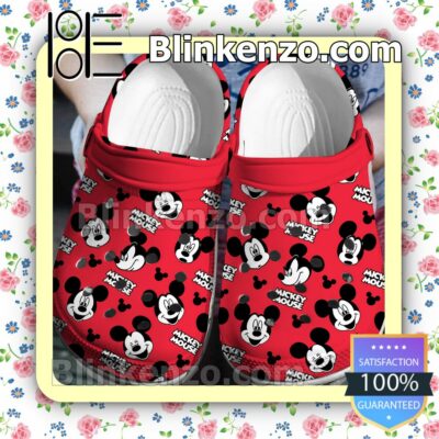 Mickey Mouse Red Halloween Clogs