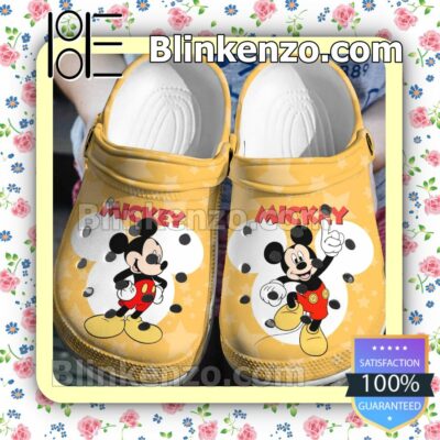 Mickey Mouse Stars Halloween Clogs