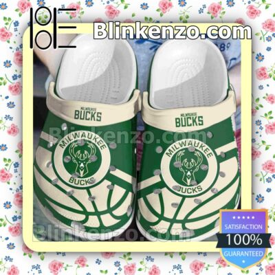 Milwaukee Bucks Logo Basketball Clogs