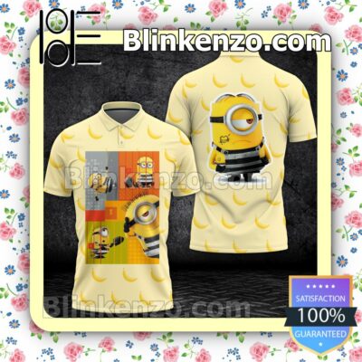 Minions Banana Women Tank Top Pant Set b