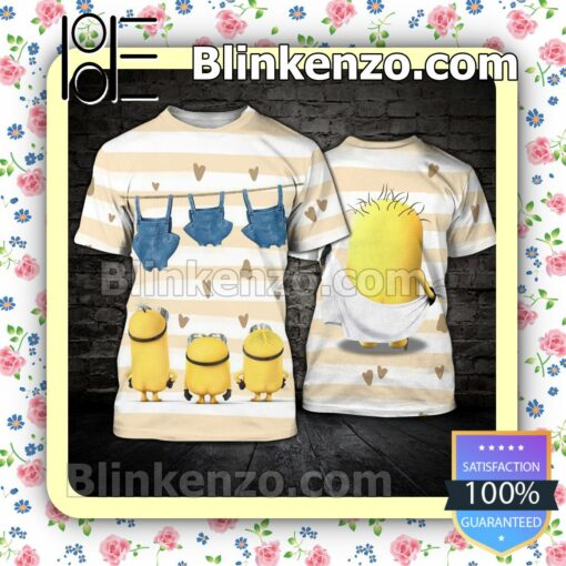 Minions Clothesline Women Tank Top Pant Set a