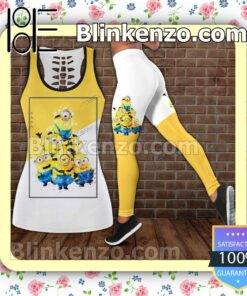 Minions Keep Calm And Bee Doo Bee Doo Women Tank Top Pant Set