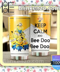Minions Keep Calm And Bee Doo Travel Mug