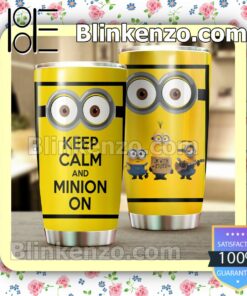 Minions Keep Calm And Minion On Travel Mug