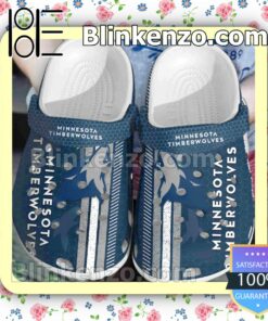 Minnesota Timberwolves Hive Pattern Clogs