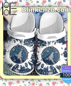 Minnesota Timberwolves Logo Color Splash Clogs