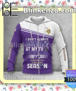 Perfect Minnesota Vikings I Don't Always Scream At My TV But When I Do NFL Polo Shirt