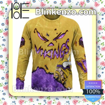 Minnesota Vikings NFL Halloween Ideas Jersey c