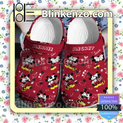 Minnie And Mickey Smack Halloween Clogs