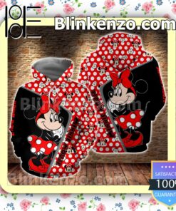 Minnie Mouse Black And Red Women Tank Top Pant Set a