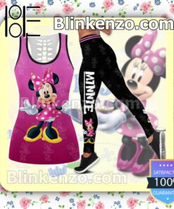 Minnie Mouse Cute Women Tank Top Pant Set