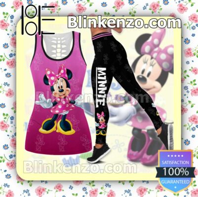 Minnie Mouse Cute Women Tank Top Pant Set