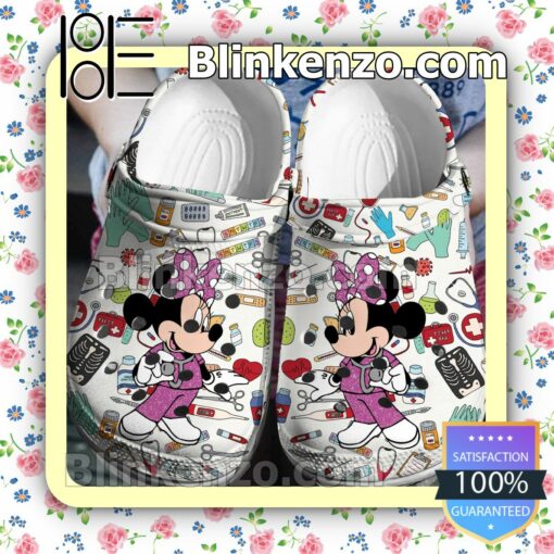 Minnie Mouse Experiment Halloween Clogs