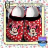 Minnie Mouse Polka Dots Red Halloween Clogs