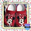 Minnie Mouse Red Halloween Clogs