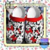 Minnie Mouse Smiley Face Halloween Clogs