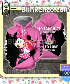 Minnie To Laugh At Yourself Is To Love Yourself Women Tank Top Pant Set a