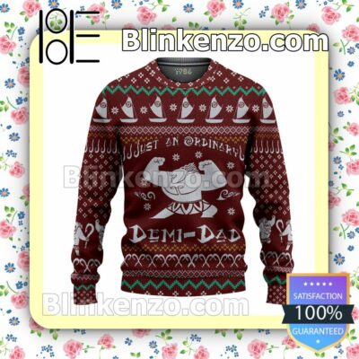 Moana Just An Ordinary Demi-dad Christmas Pullover Sweaters